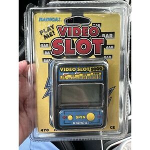 Vintage Radica Video Slot 5000 Model‎ 470 Handheld Electronic Game NEW! SEALED!